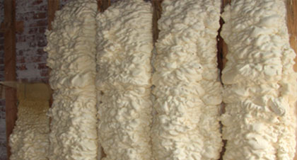 open-cell spray foam for applications